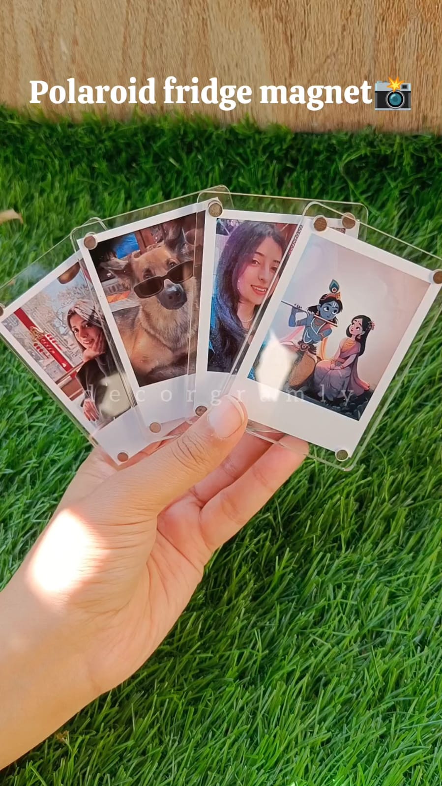 polaroid magnet(1 pc.)