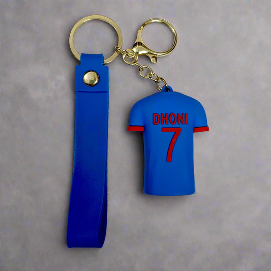 Dhoni jersey keychain
