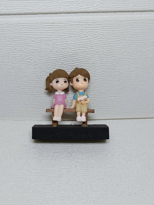 Doll pair miniature magnet