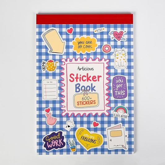 Sticker book comes with 600 different stickers