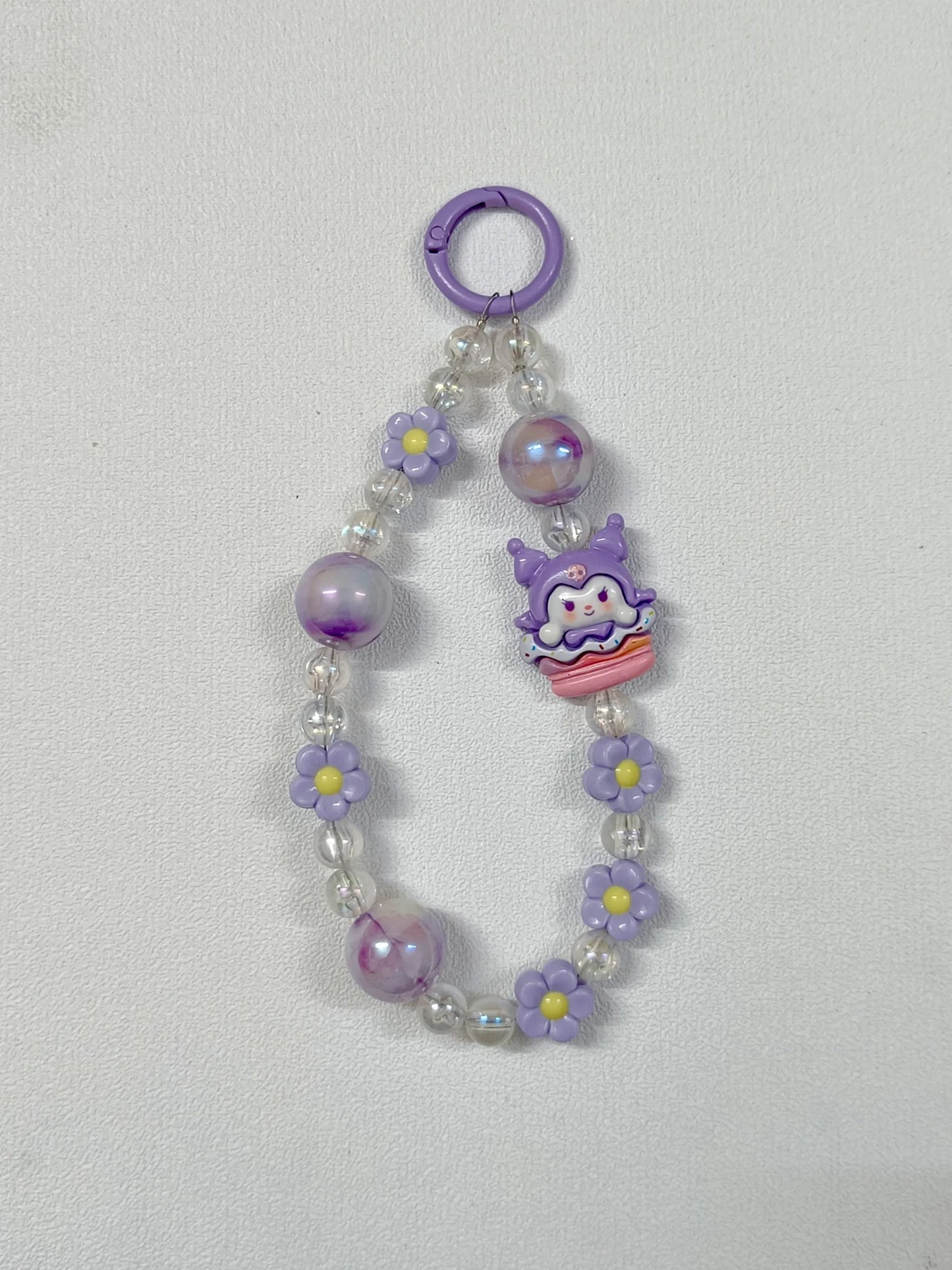 Kuromi phone charm