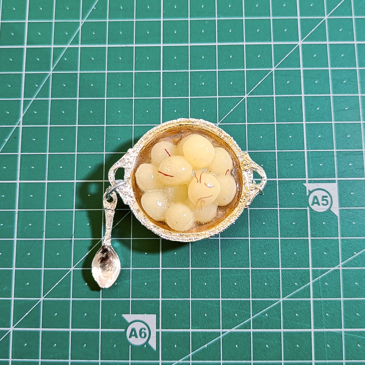 Rasgulla minature magnet