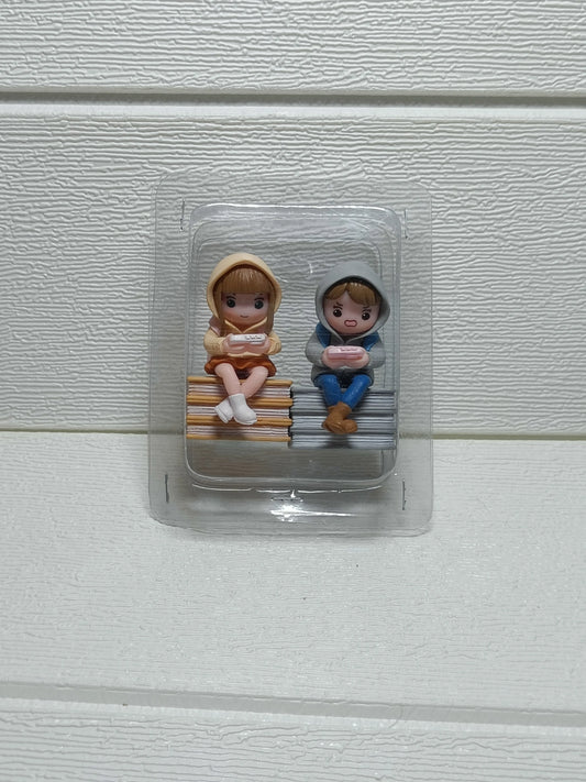 Doll pair miniature magnet