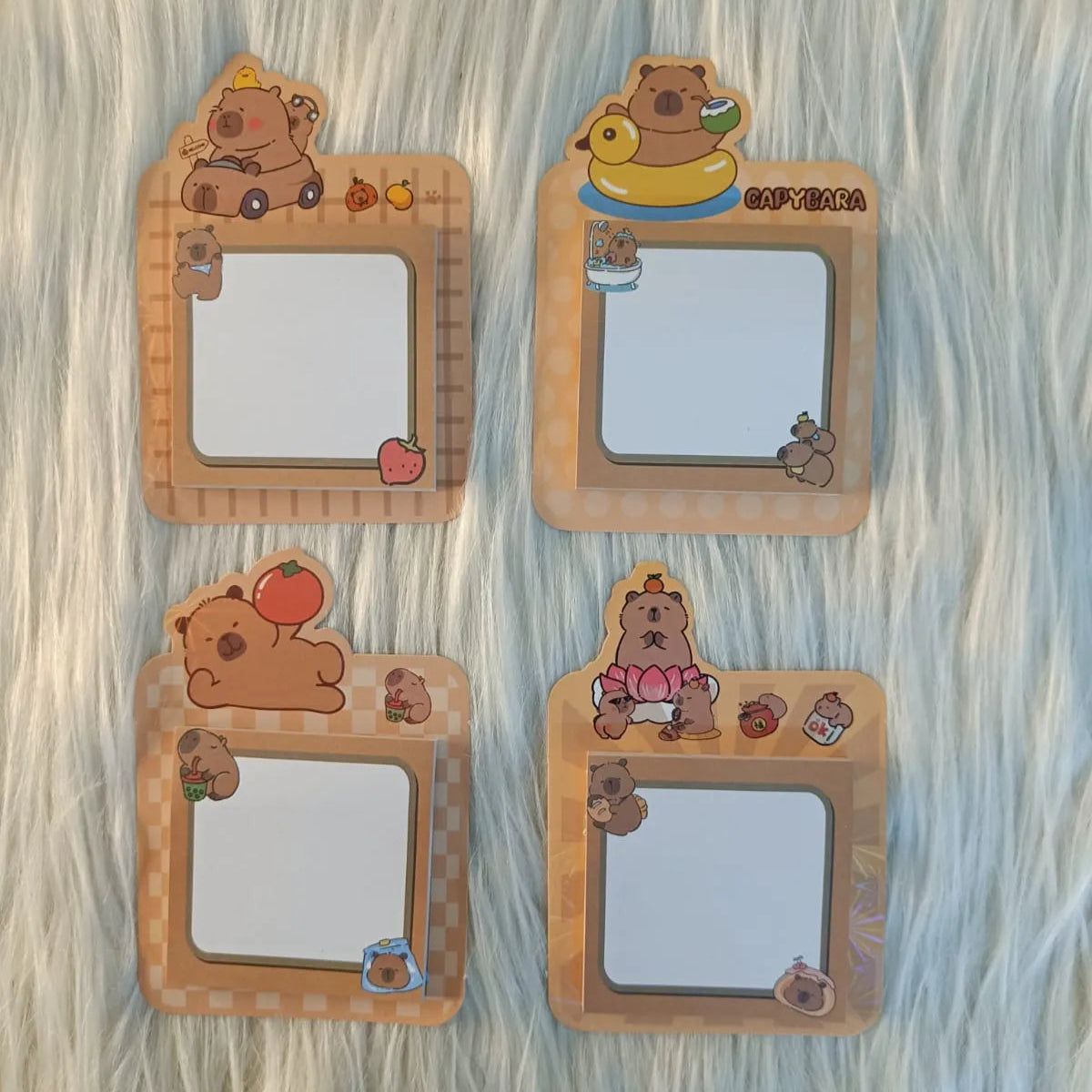 Capybara sticky notes