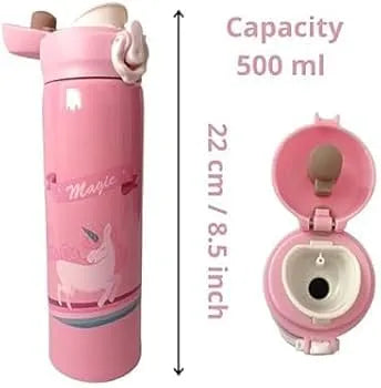 Unicorn Theme Stainless Steel 500 ml Bottle