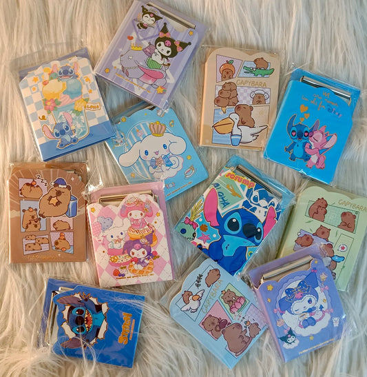 Kawaii mini Notepads (1 pc.)