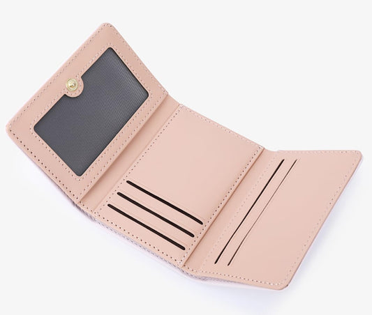 Kawaii triple folded wallets