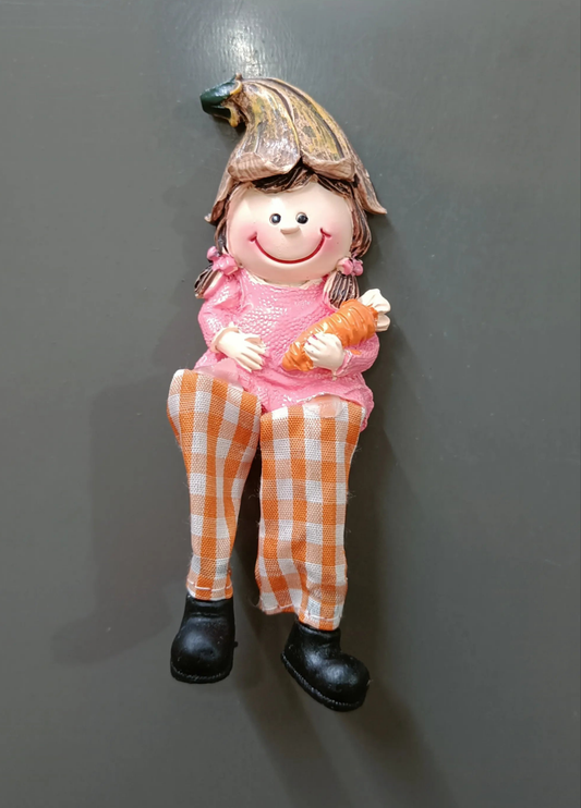Doll miniature fridge magnet