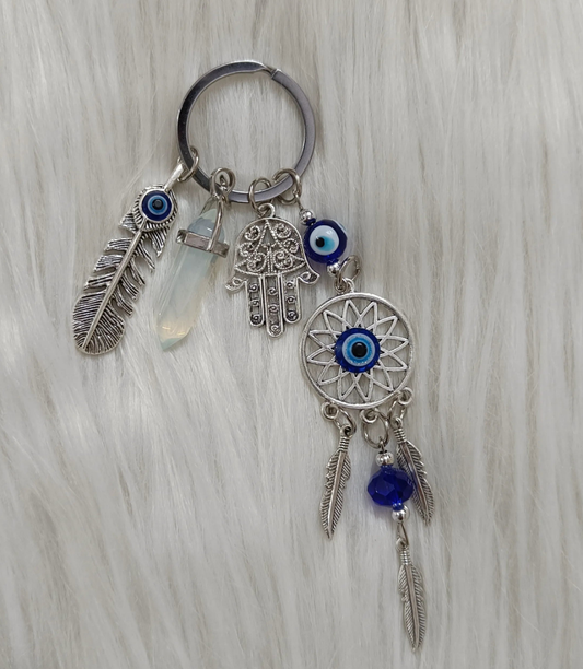 Evil eye keychain