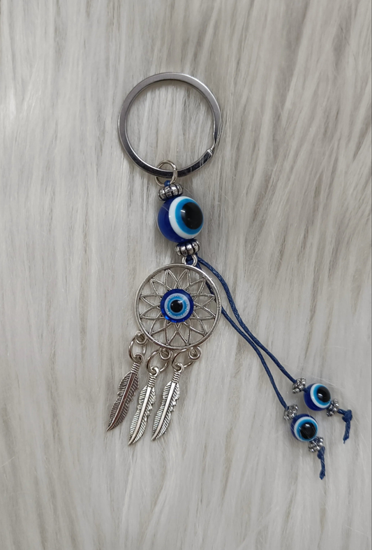 Evil eye keychain