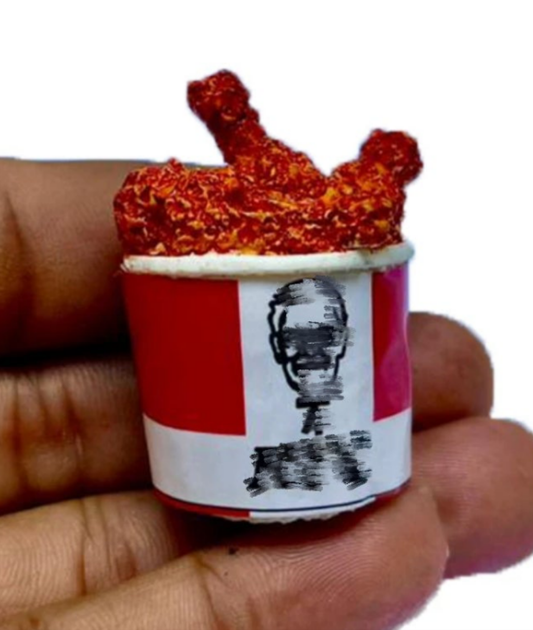 Chicken bucket magnet