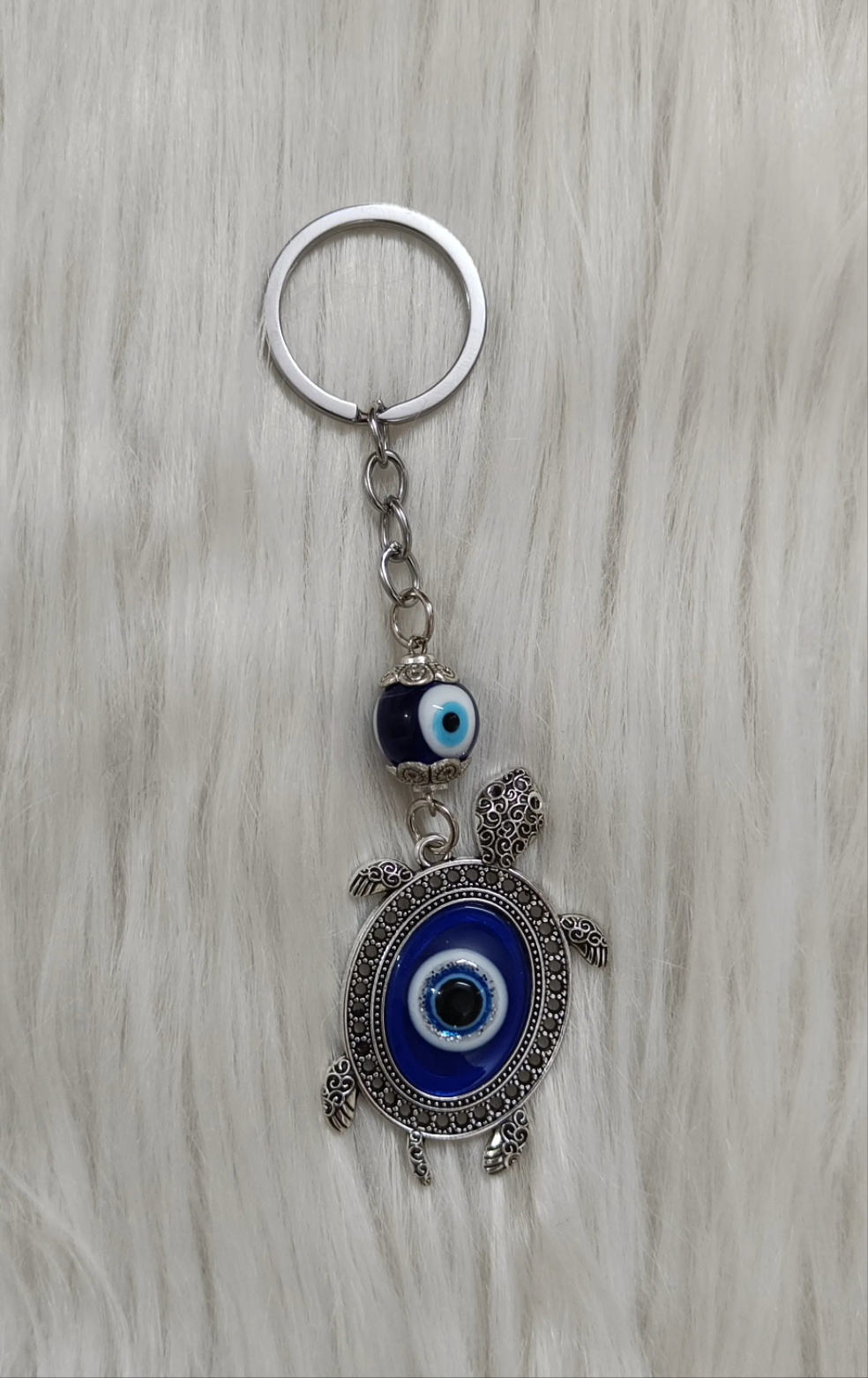 Evil eye keychain
