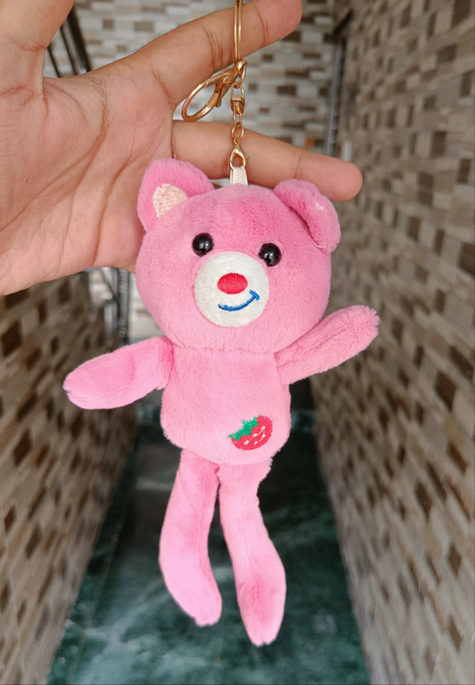 Bear plushie keychain