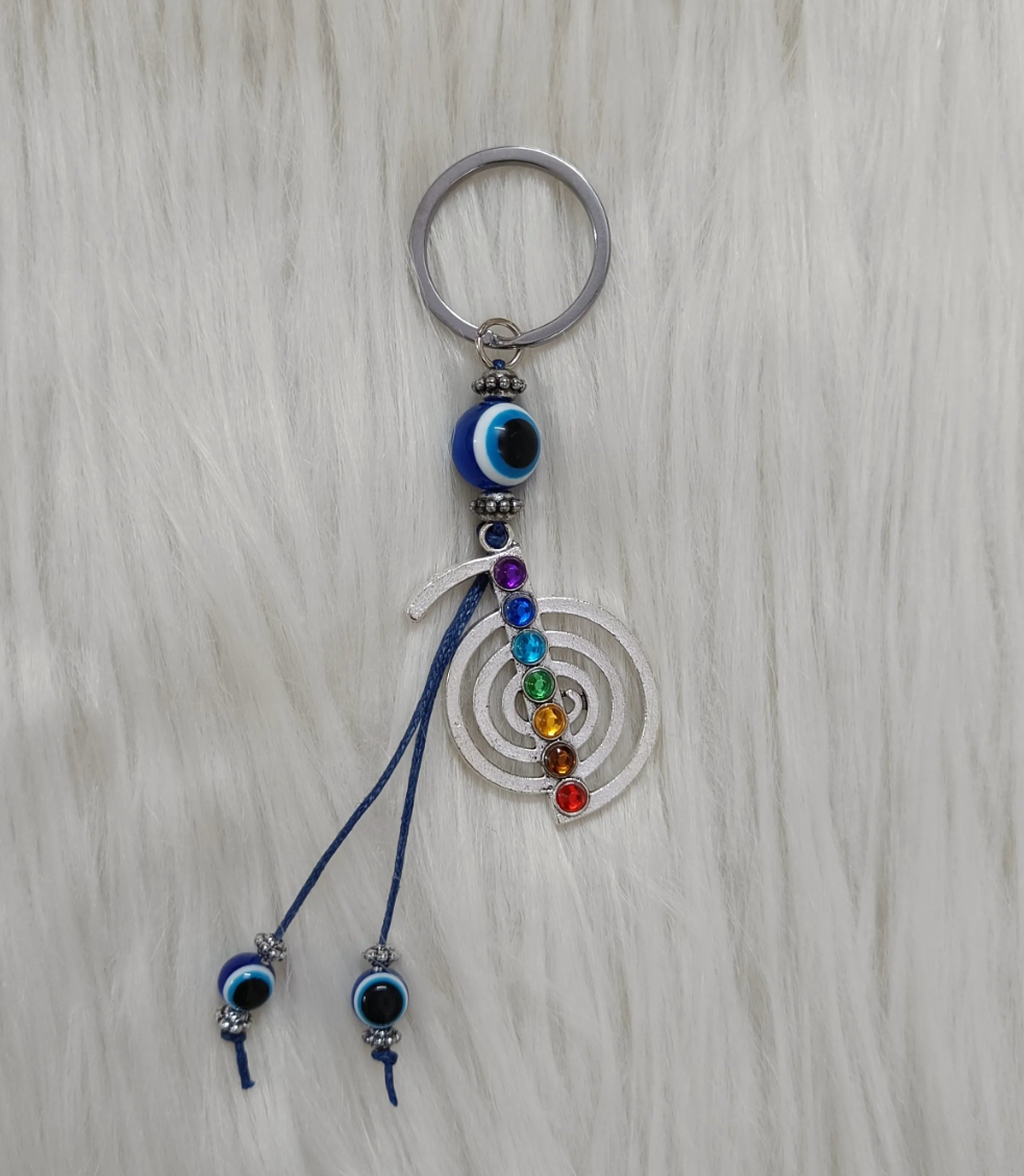 Evil eye keychain