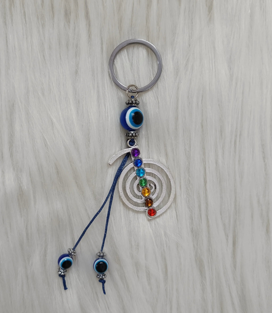 Evil eye keychain
