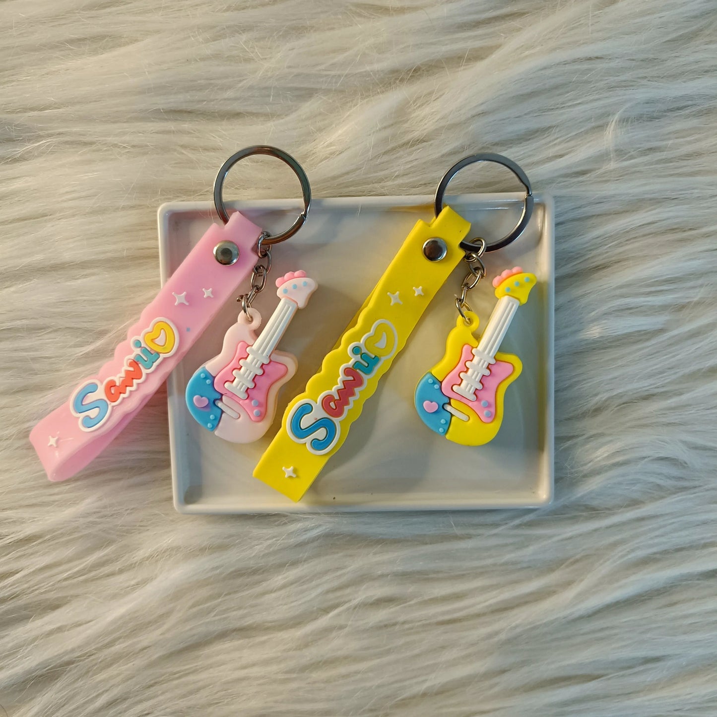 Guitar keychain