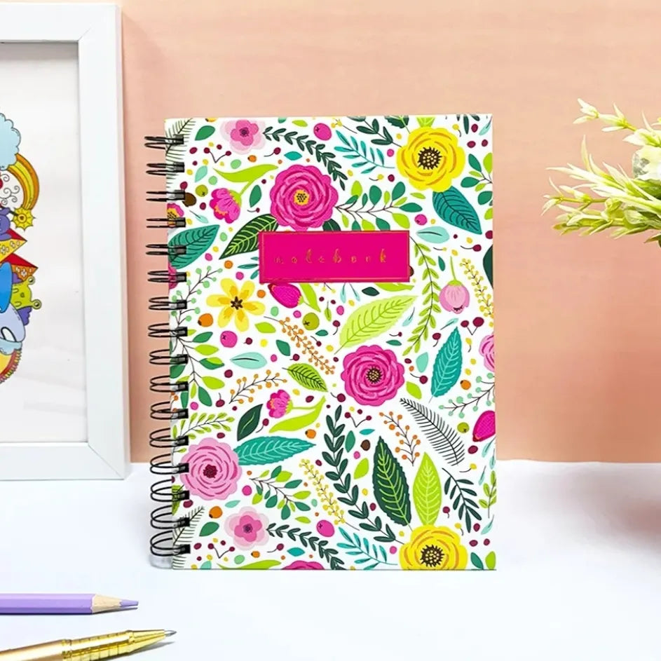 Hardbound spiral A5 Notebooks