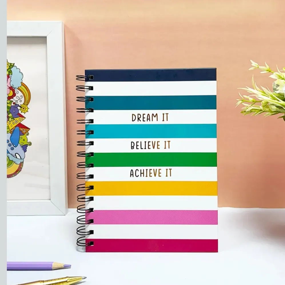 Hardbound spiral A5 Notebooks