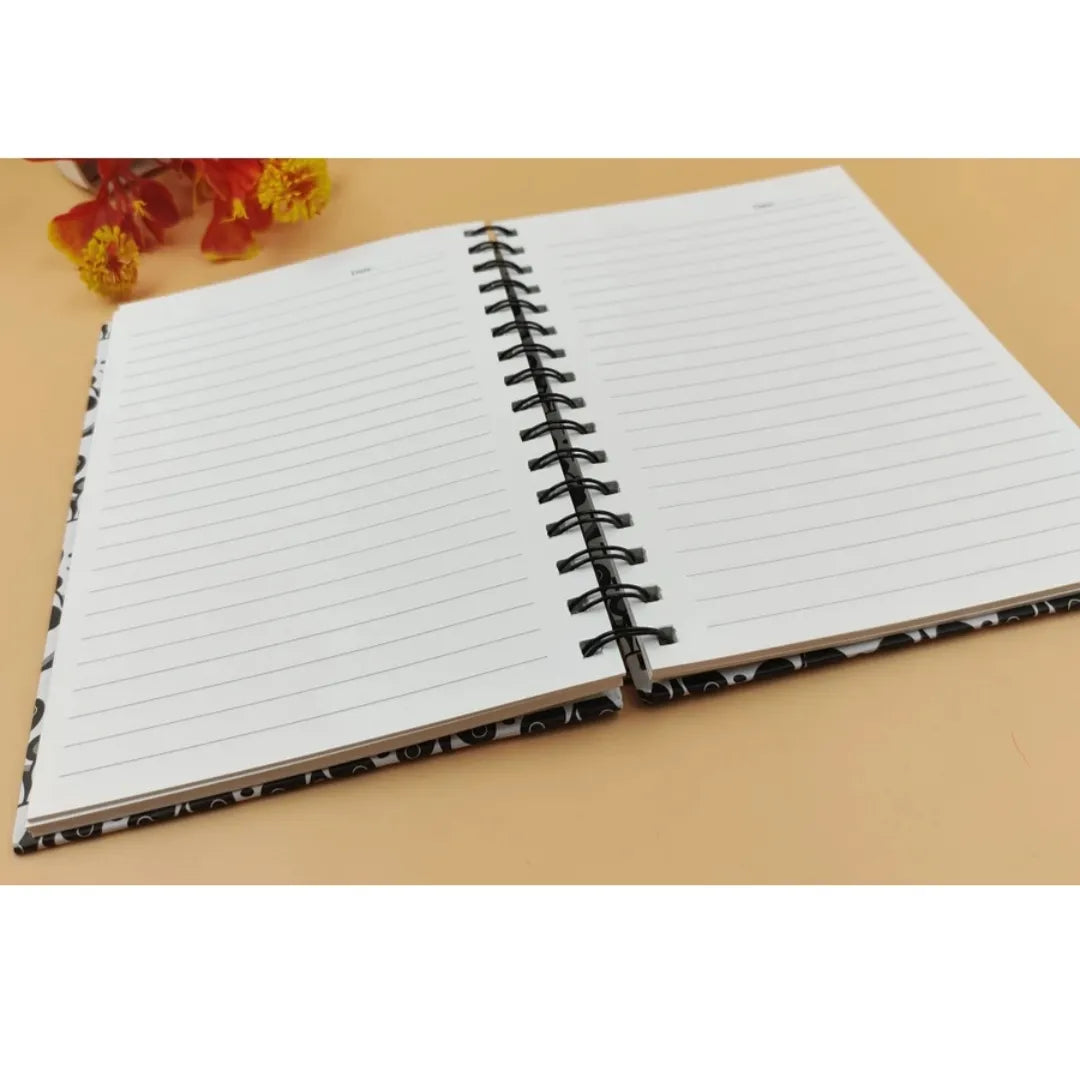 Hardbound spiral A5 Notebooks