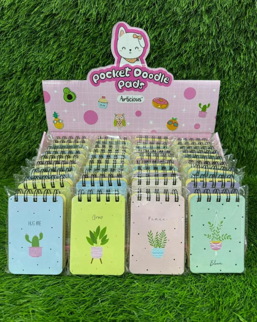 Mini Spiral Pocket Notepads(1pc.)