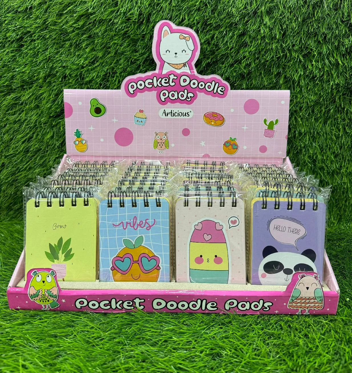 Mini Spiral Pocket Notepads(1pc.)