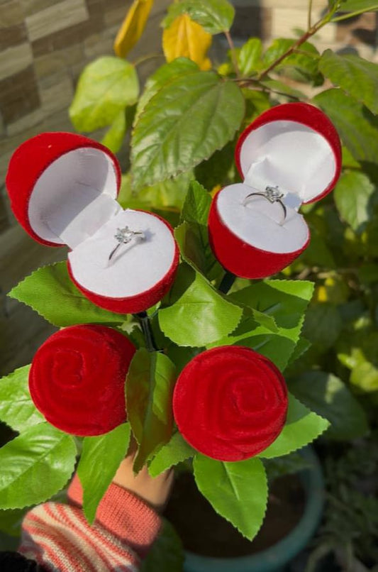 Rose with ring combo