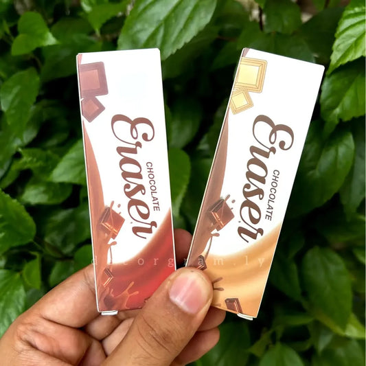 Chocolate shape erasers