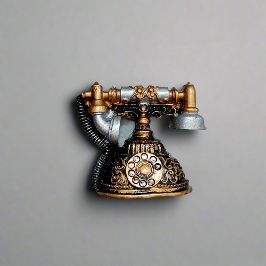 Vintage telephone magnet