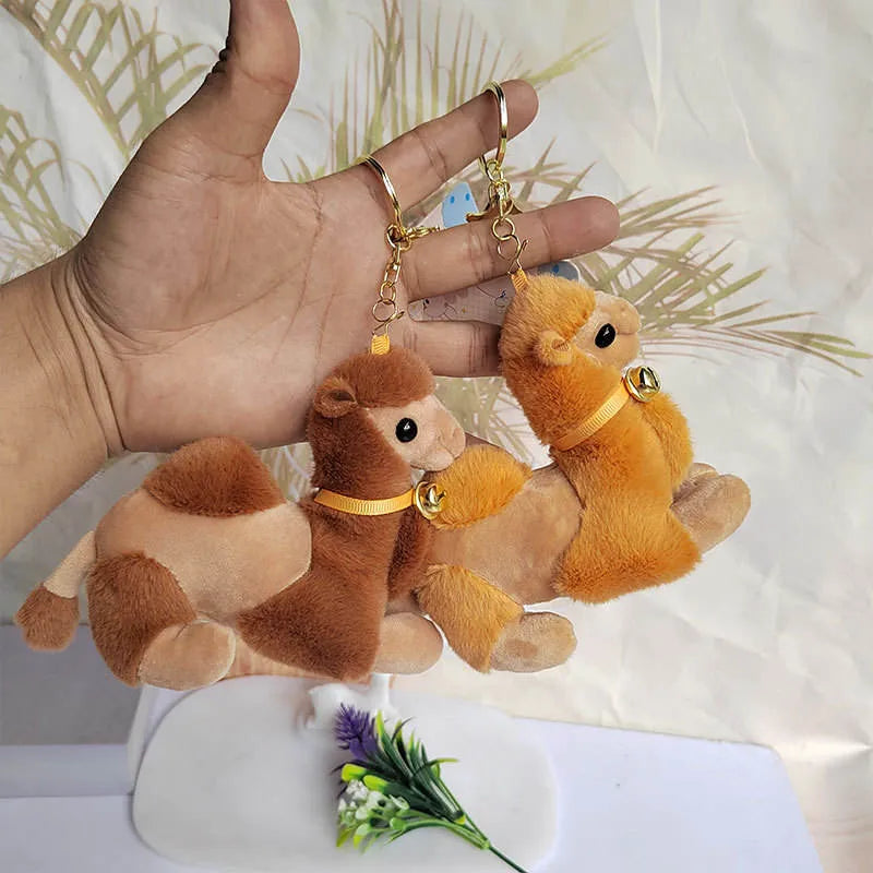 Camel plushie keychain