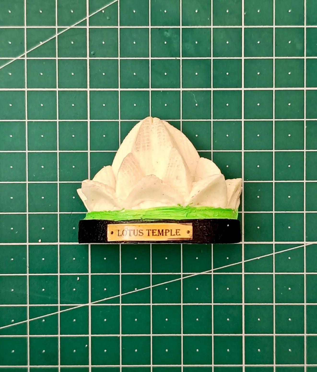 Lotus temple magnet