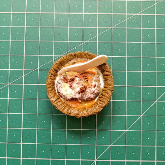 Aloo tikki fridge magnet