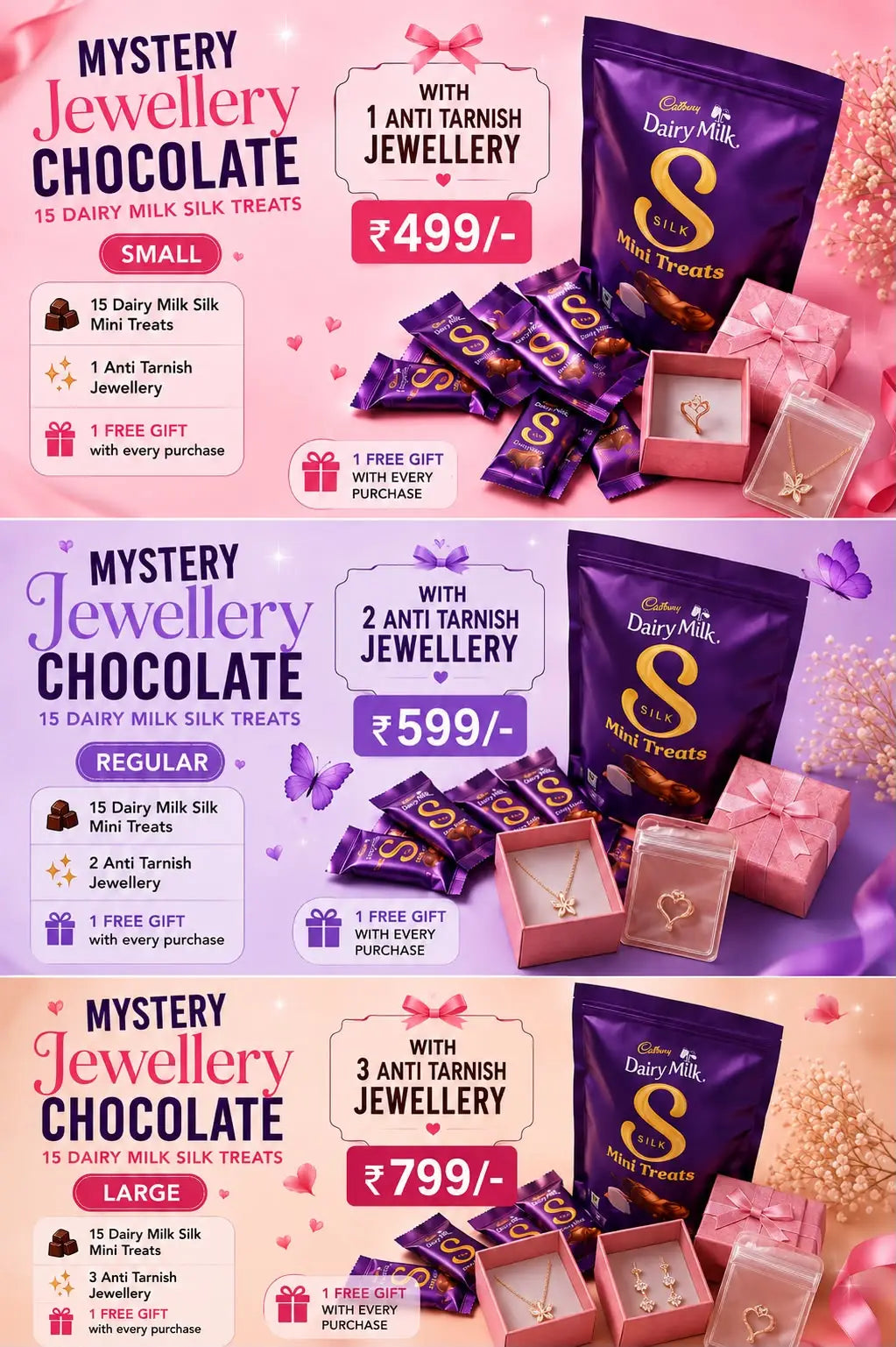 Mystery jewellery chocolate hamper