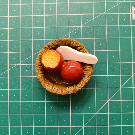 Gulab jamun fridge magnet