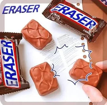 Chocolate shape Eraser (1 pc.)