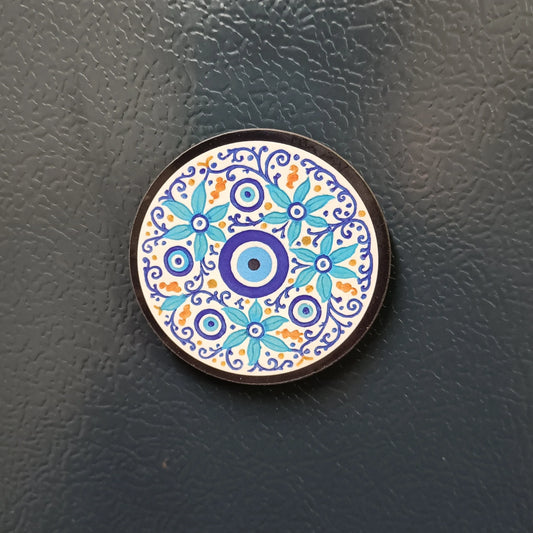 Evil eye MDF magnet