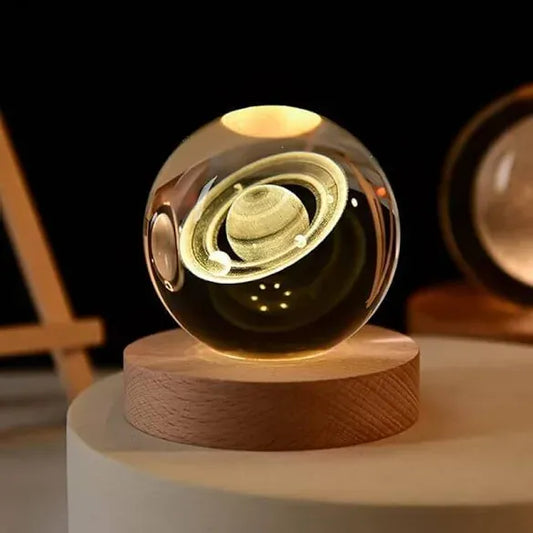 Jupiter crystal lamp