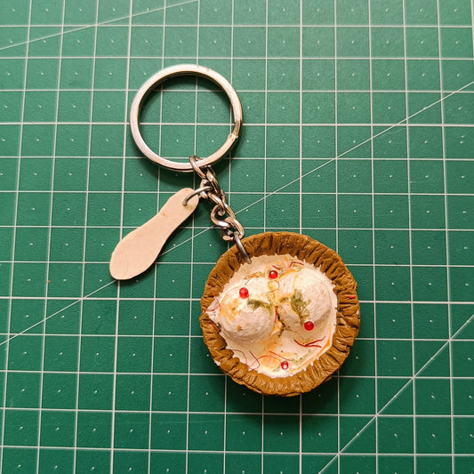 Bhalla chat miniature keychain