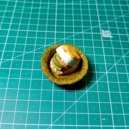 Vada pav miniature magnet