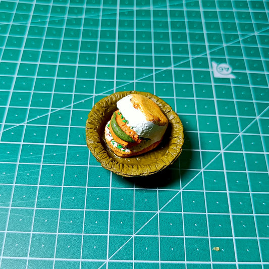 Vada pav miniature magnet