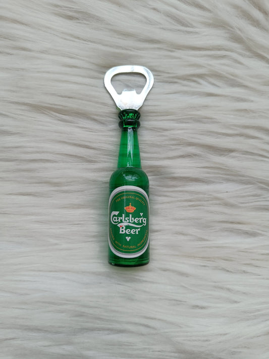 Beer bottle opener magnet