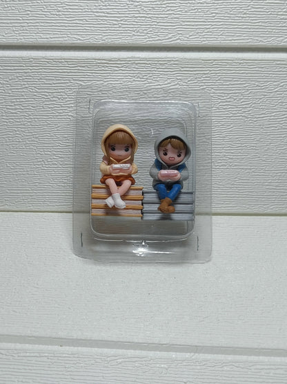 Doll pair miniature magnet