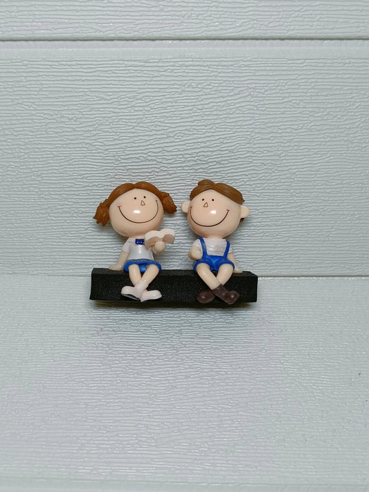 Doll pair miniature magnet